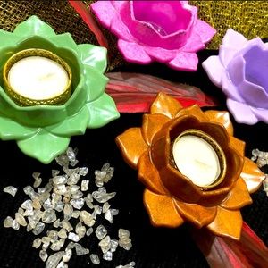 Resin candles